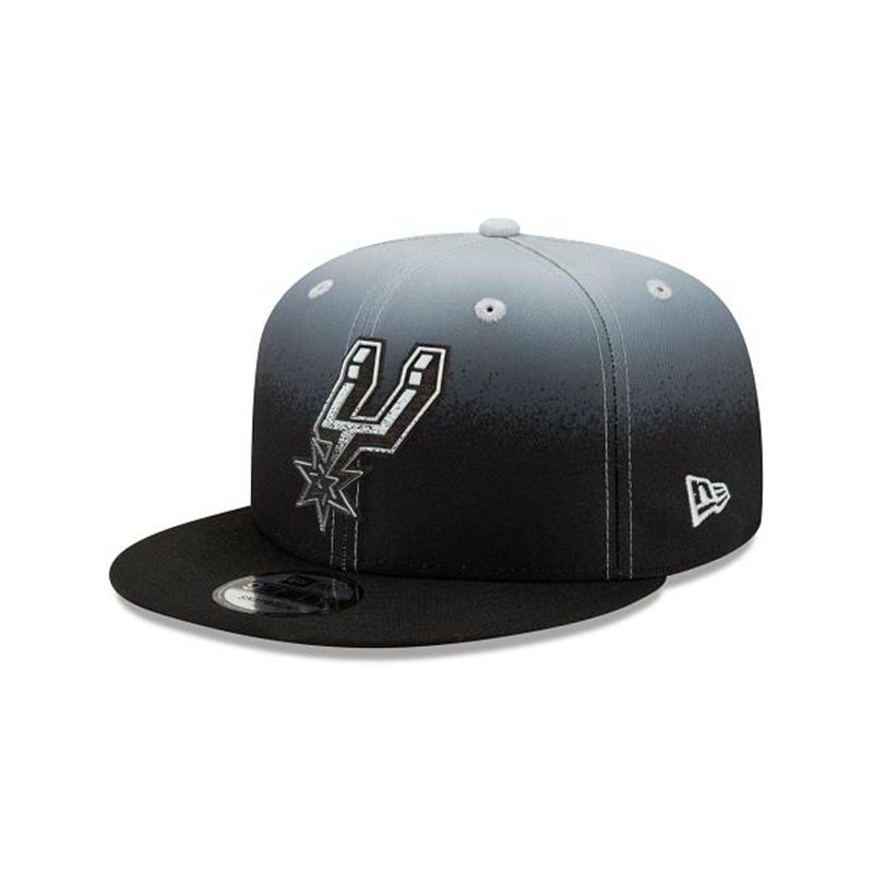 NBA San Antonio Spurs Back Half 9Fifty Snapback (SRZ3151) - Black New Era Caps